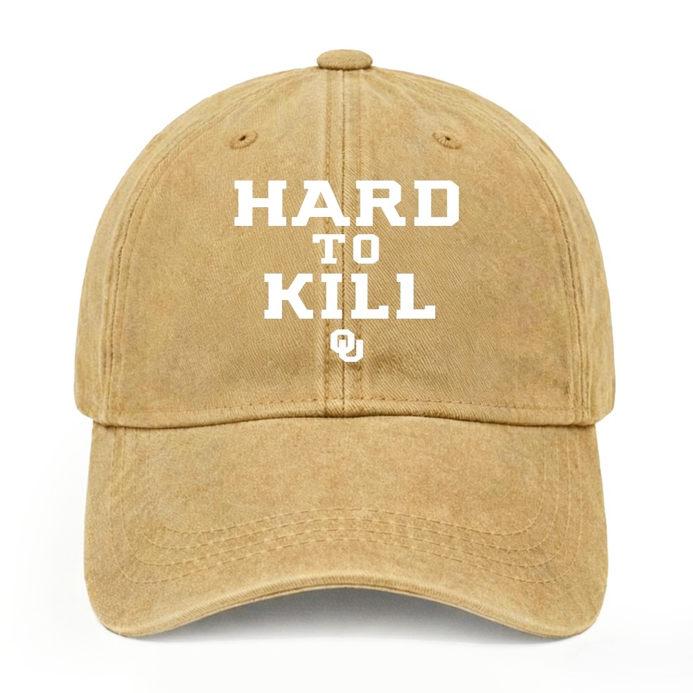 Hard To Resilient Inspirational Strength Survivor Casual Washed Baseball Cap