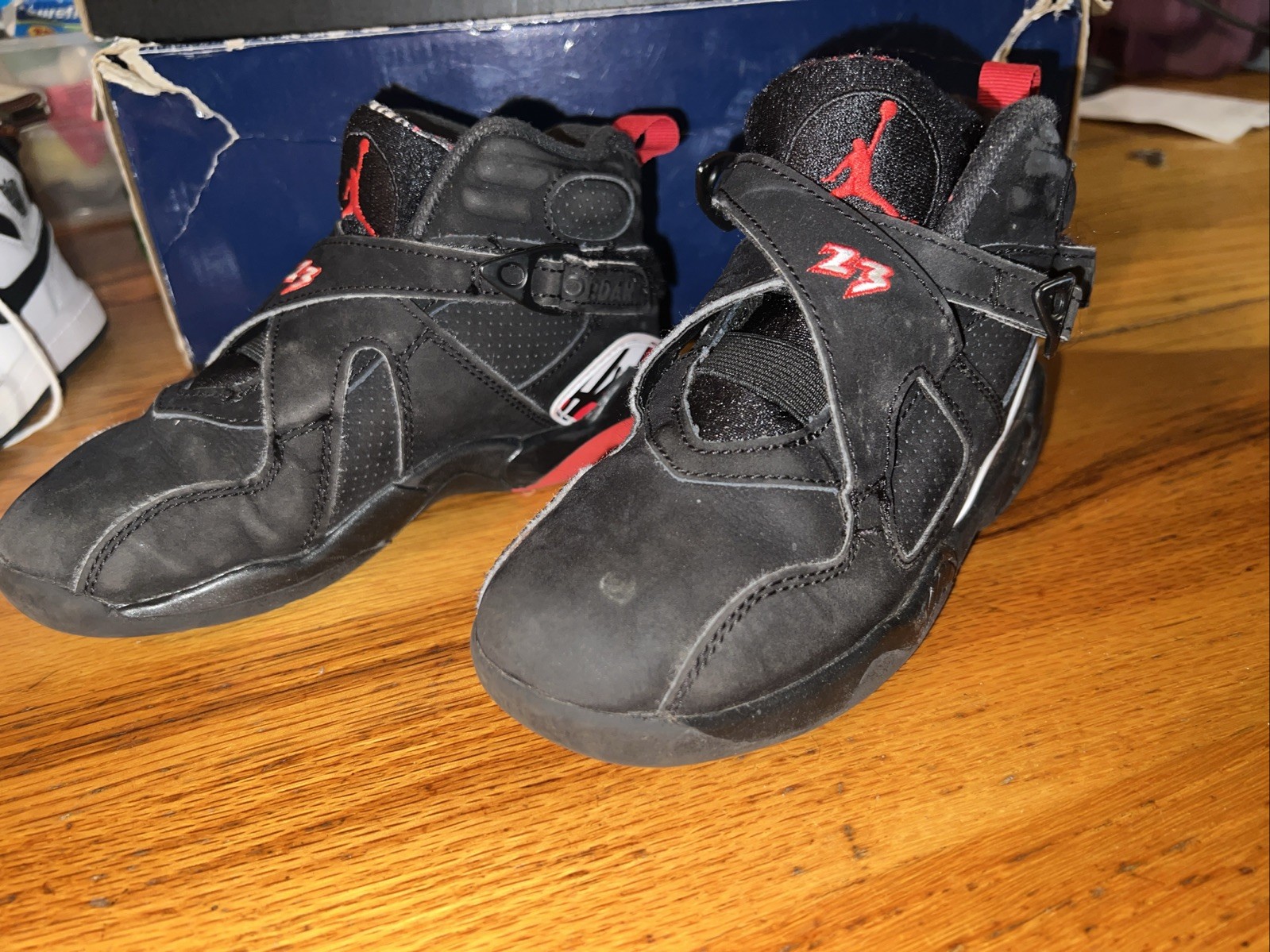 Jordan 8 Retro ‘Playoffs’ 305369-062 Gently Worn Clean OG ALL Sz 12C. N02