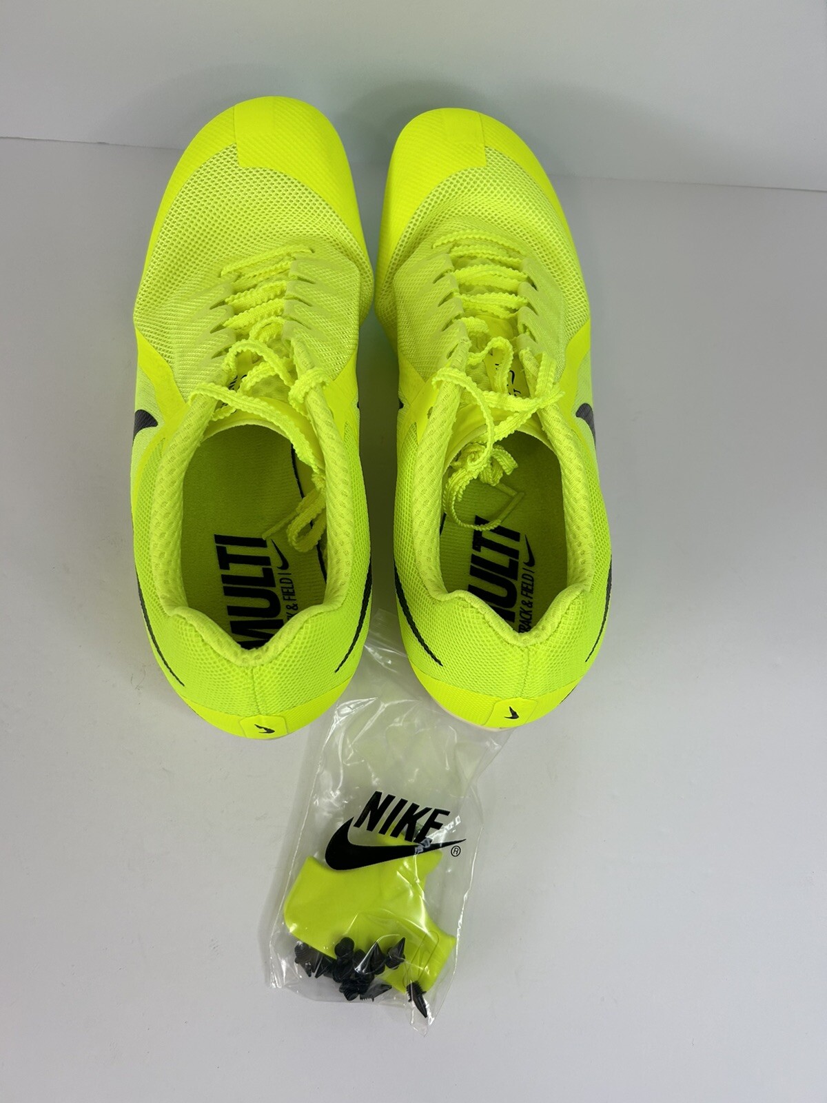 Nike Unisex Zoom Rival Athletic Shoes CK7 Volt/Mint DC8749-700 Size M:9.5/ W:11