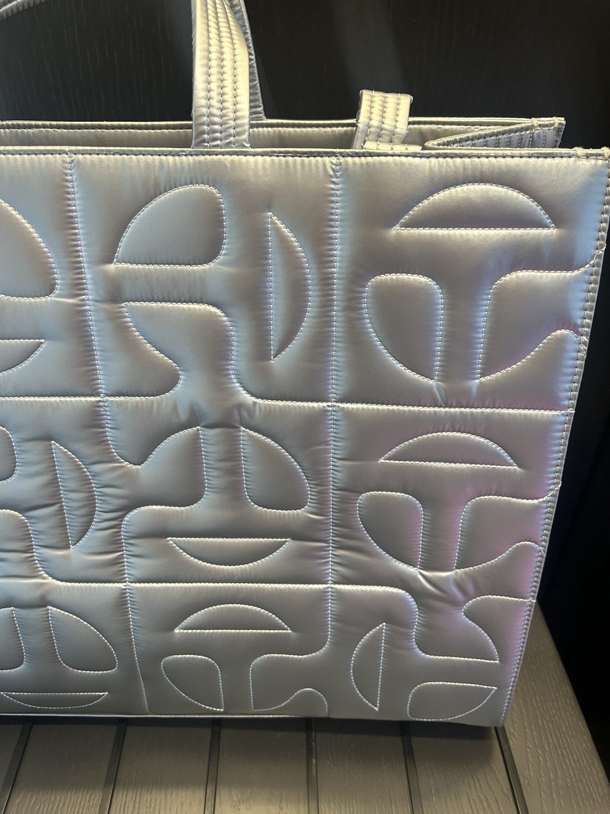 Telfar X Moose Knuckles Silver Shopper Tote Padded New with Tags