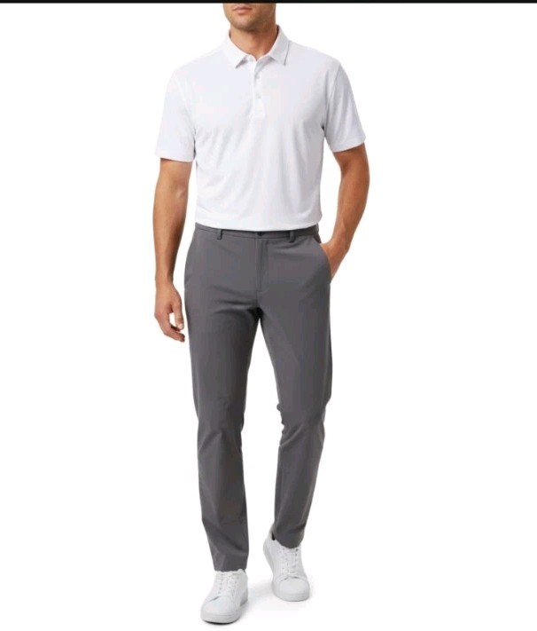 Lululemon Commission Pant Classic Qwick Chino in Charcoal Sze Size 38 Athleisure