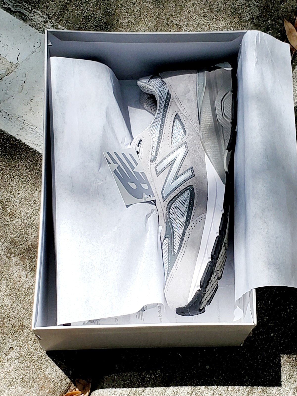 New Balance 990v4 Grey Silver Size 10.5 Made in USA U990GR4