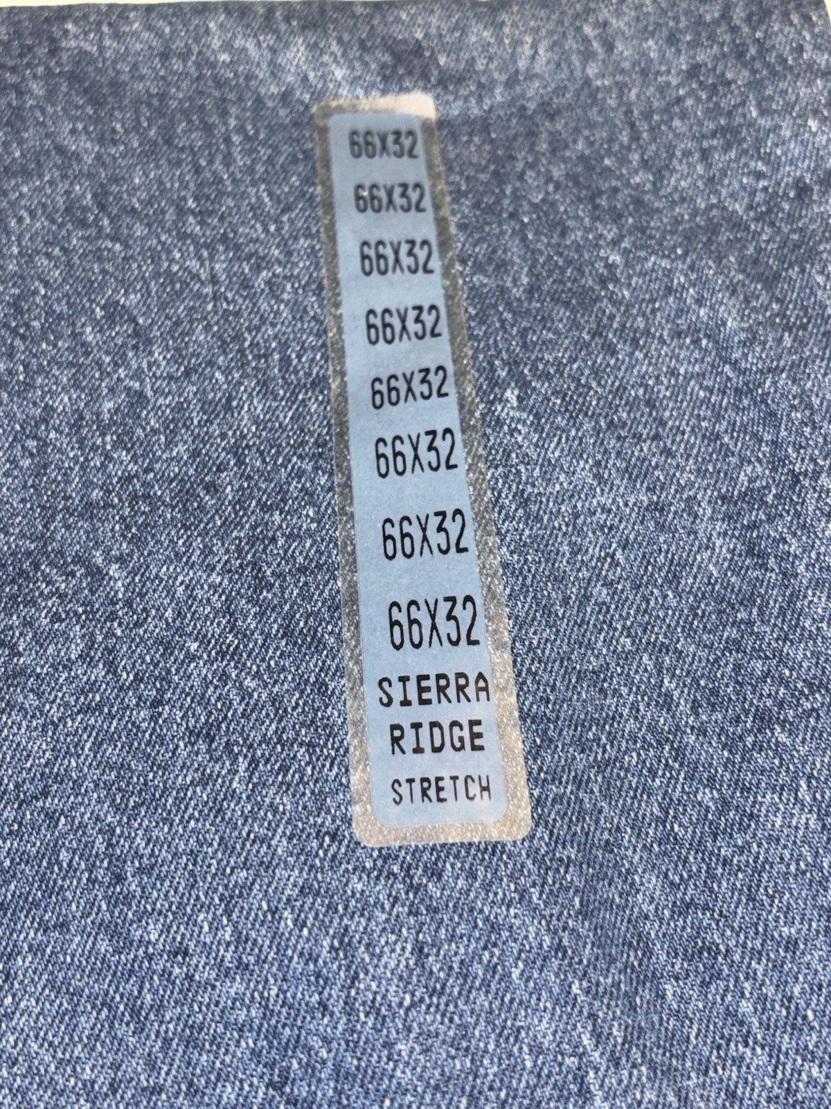 sierra ridge jeans W66 I32 Stretch Blue 98% Cotton 2% Spandex