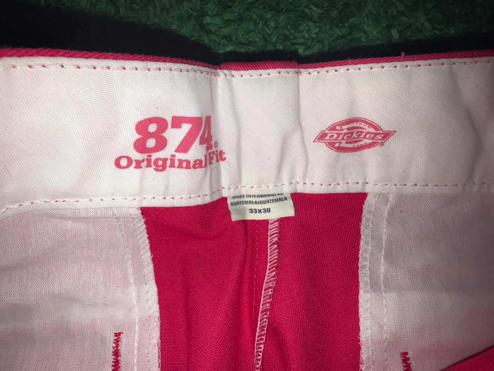 Dickies 874 Original Fit Breast Cancer Awareness Pink Pant 33×30