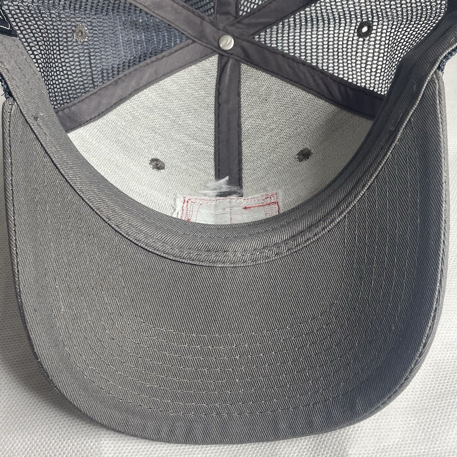 Kammok Trucker Hat Red Kangaroo Logo Gray Unisex Mesh Adjustable Snapback Cap