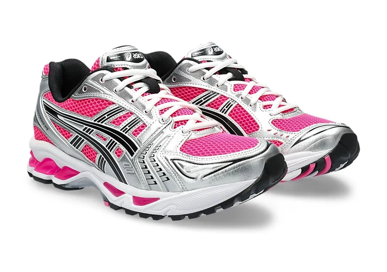 ASICS Gel-Kayano 14 Men’s Pink Glow Black GEL Cushion Retro Running Shoes