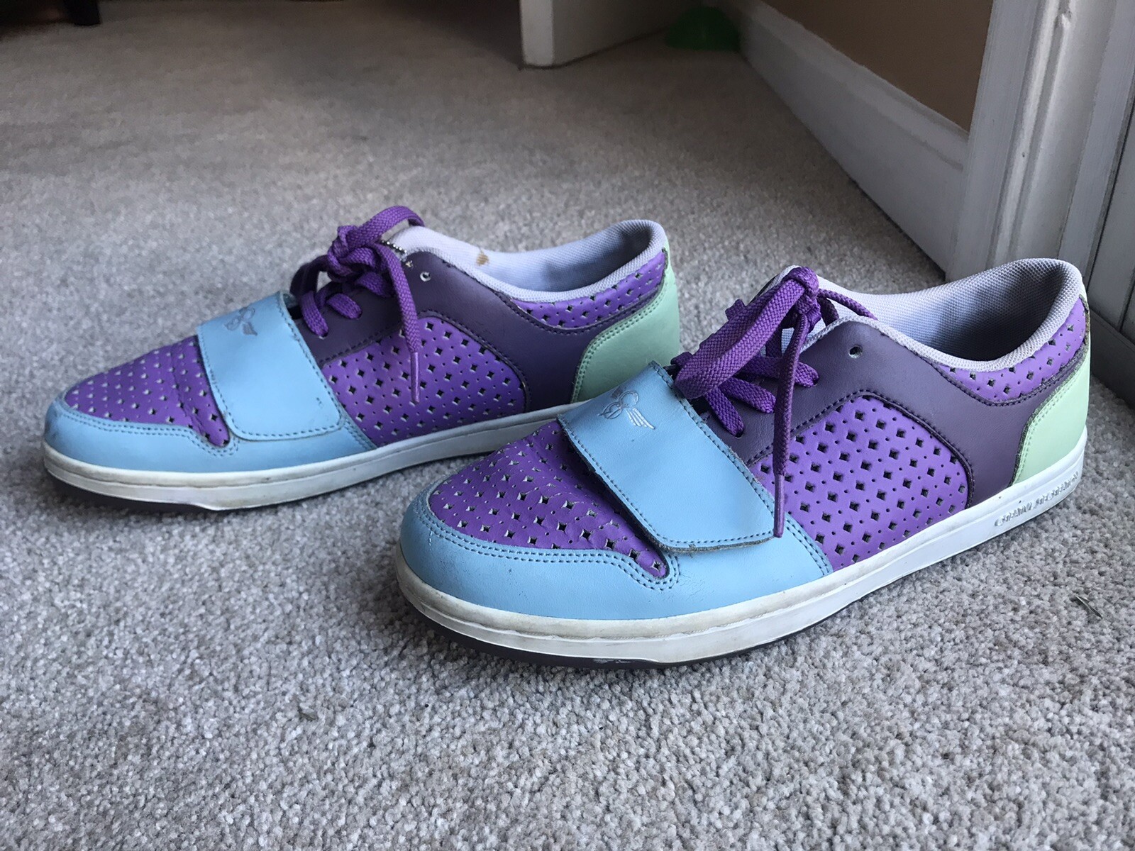 Creative Recreation Cesario Lo Men’s Leather Sneakers Shoes Sz US 8.5 Multicolor