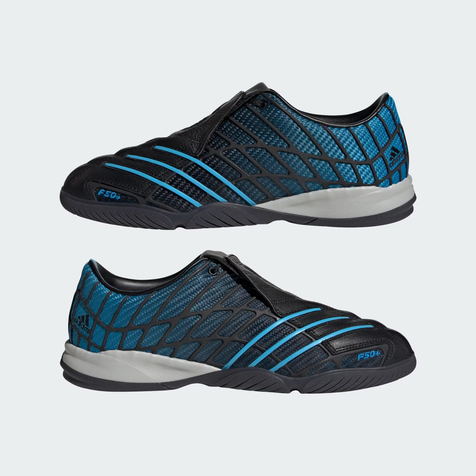HQ9243 adidas F50 Sala Core Black Sky Rush (KITH Exclusive) (Men’s)