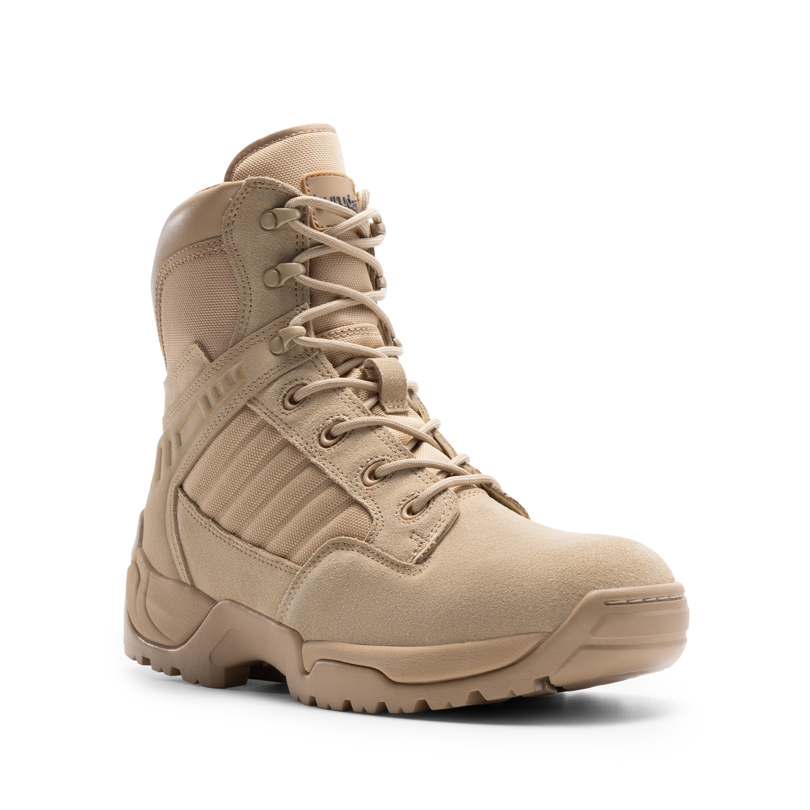 Men’s Military Combat Boots Tactical Work Boots Outdoor Side Zipper Shoes