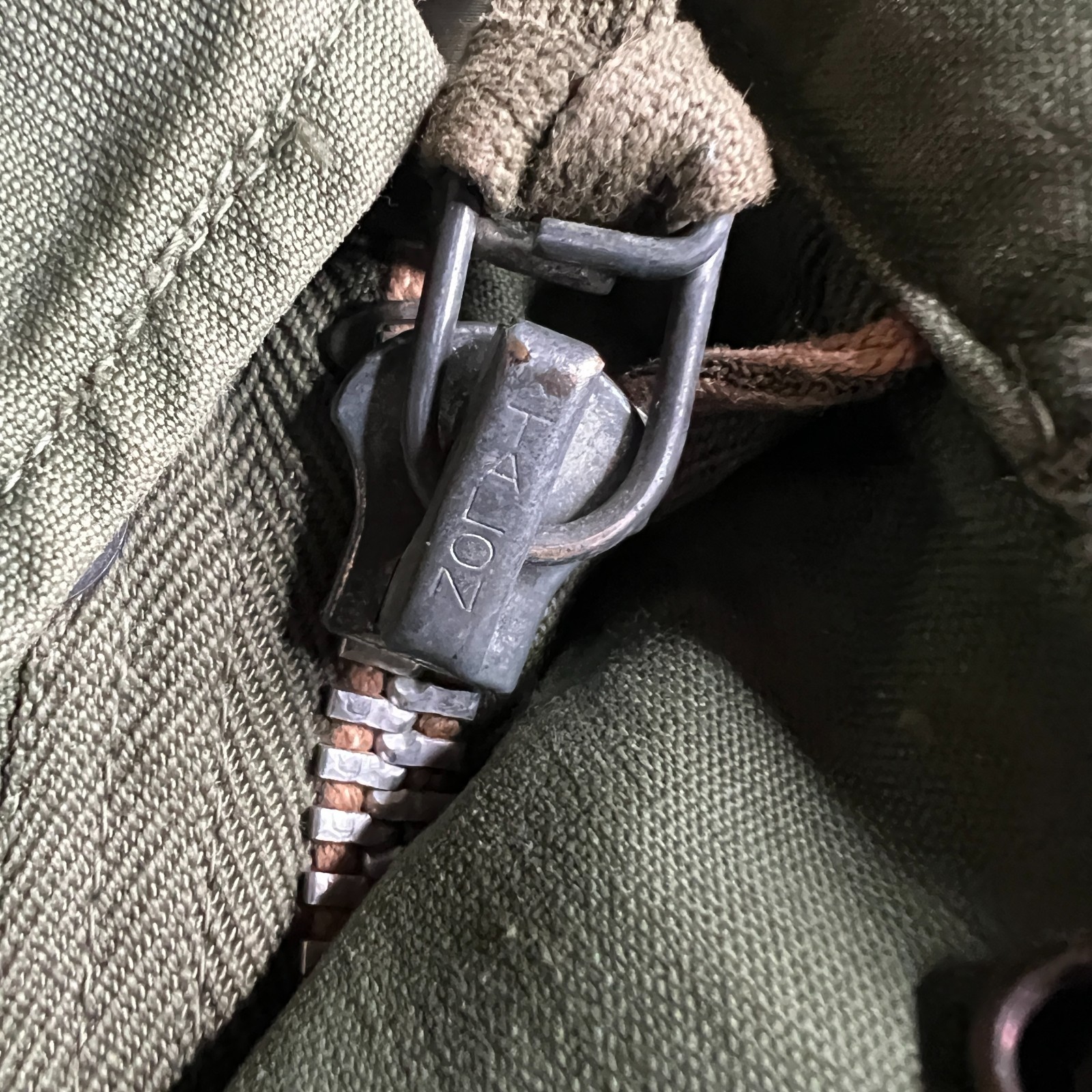60s Vintage US Army M51 Field Jacket 8405-255-8589 Korean War Era Talon Zipper