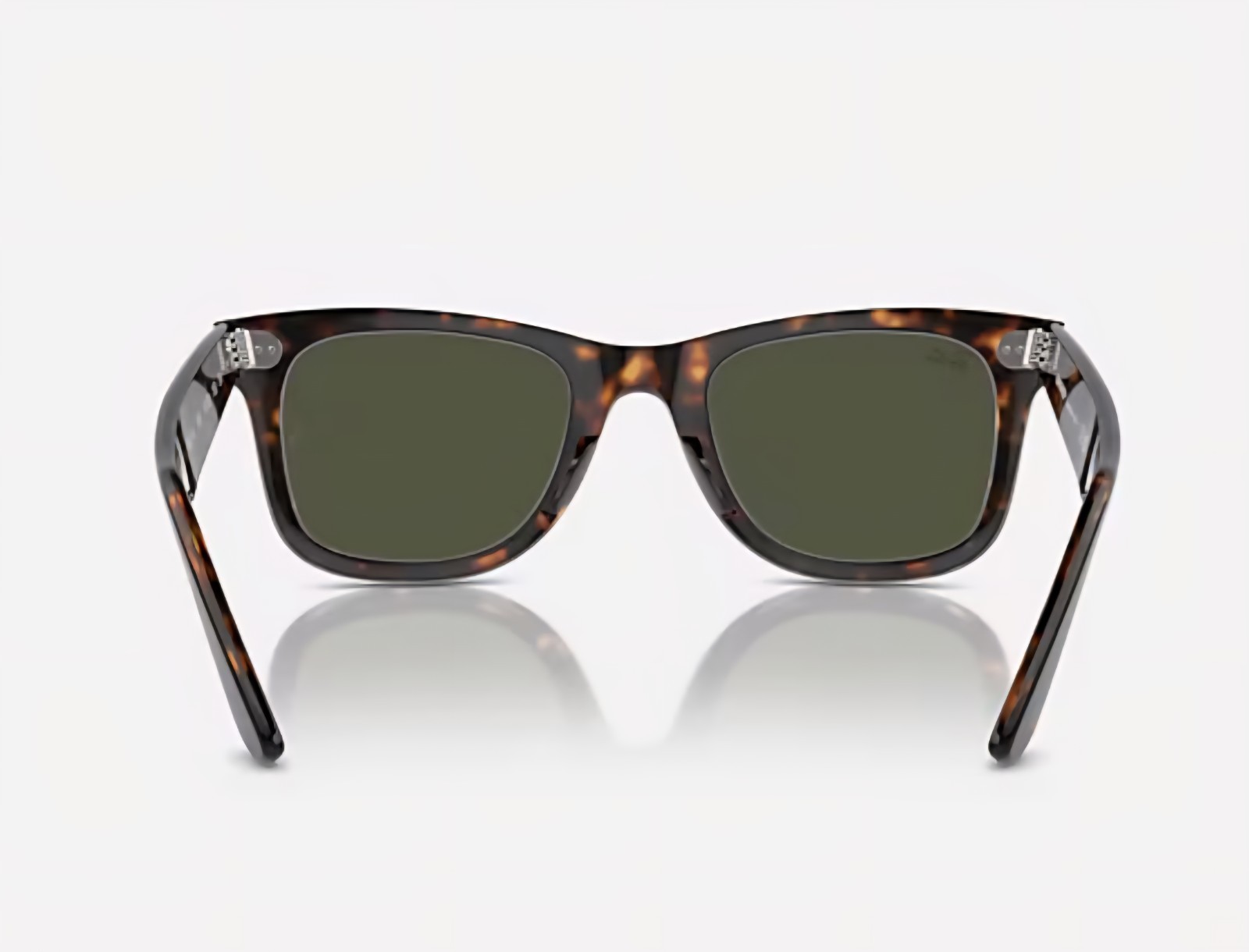 Ray-Ban RB2140 902 50-22 Wayfarer Green Lenses Unisex Sunglasses Tortoiseshell