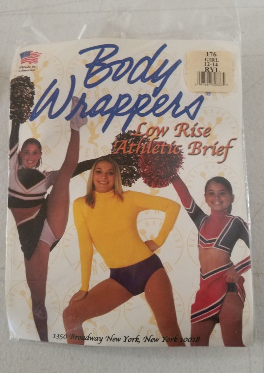 Lot Of 5 Body Wrappers Athletic Briefs Dancewear Childs Sz 12-14 Low Rise 2090
