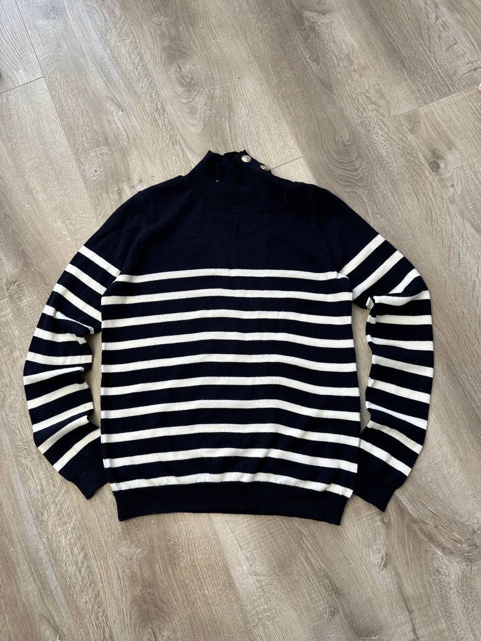 La Maille Sezane Paris Women Sweater Size XS Blue White