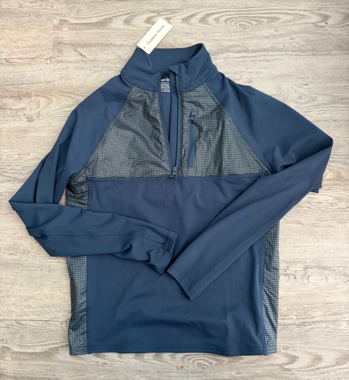 Outdoor Voices Men’s Jog 1/2 Zip Pullover Lightweight Performance Training XXS