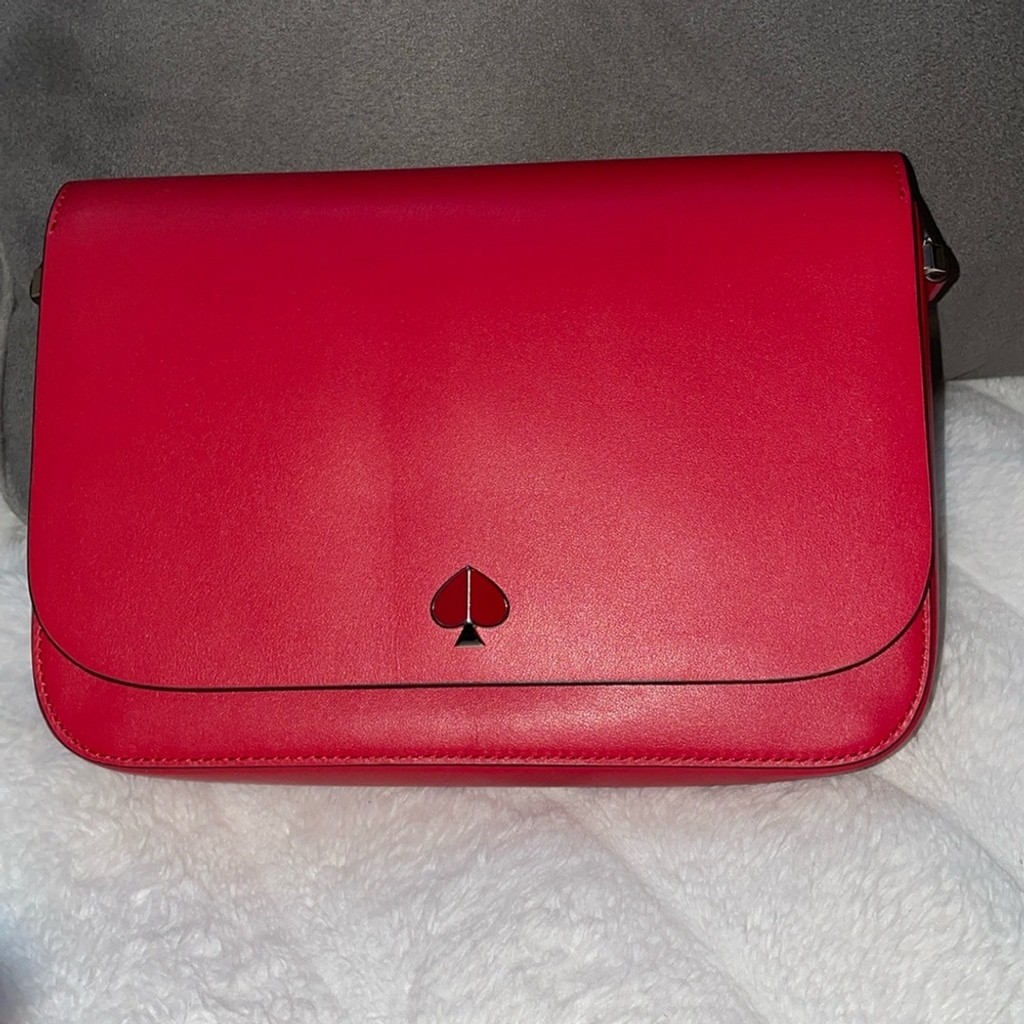 Leather handbag Kate Spade Red in Leather New without tags.