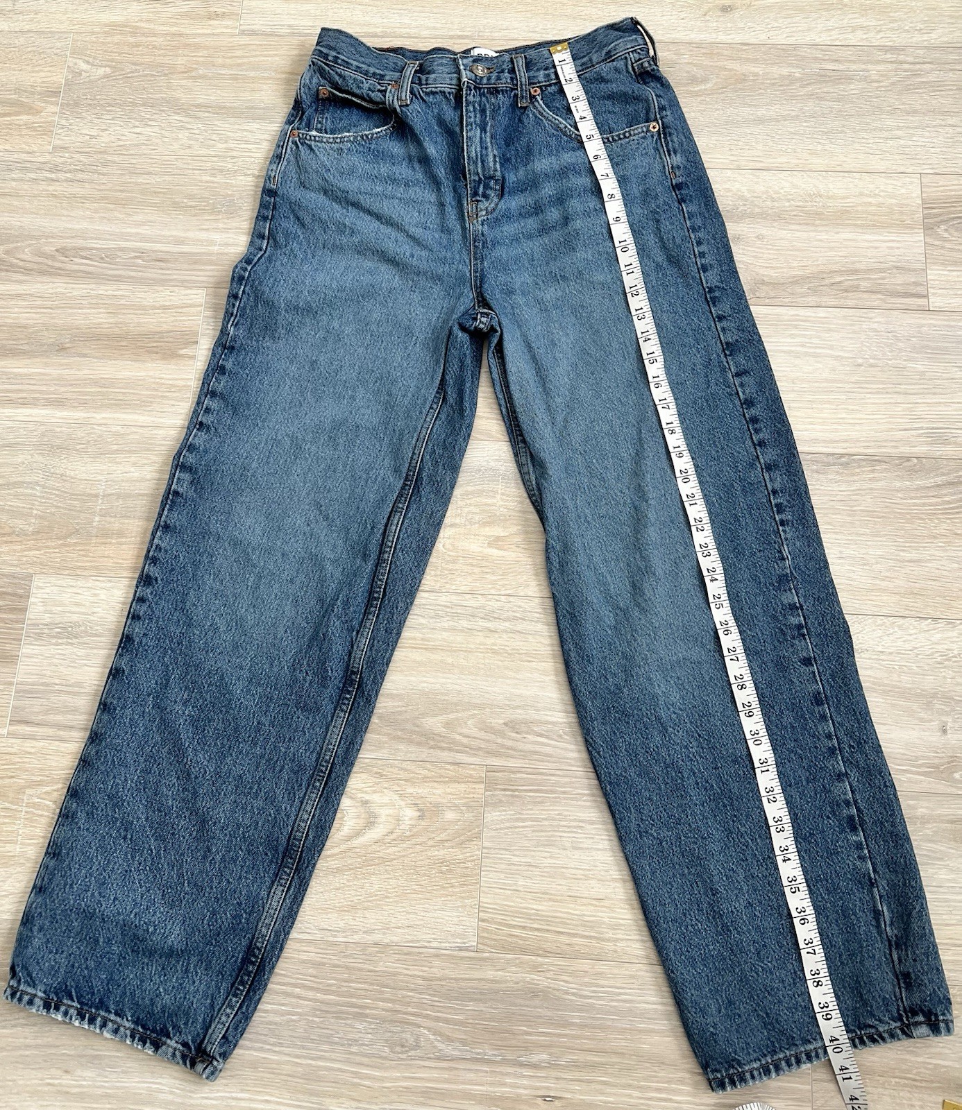 Womens BDG Sustain High Rise Baggy Denim Jeans Boho Hippie (W29 X L32) Boyfriend