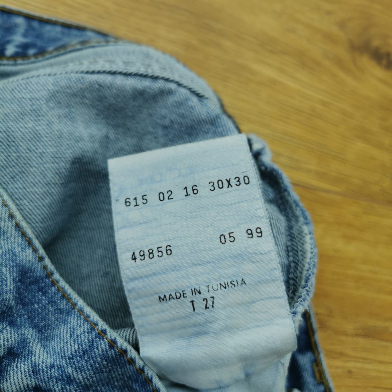 Levi’s 615 02 16 Jeans Mens W29 L30 Blue Stonewash Regular Fit Tapered Vintage