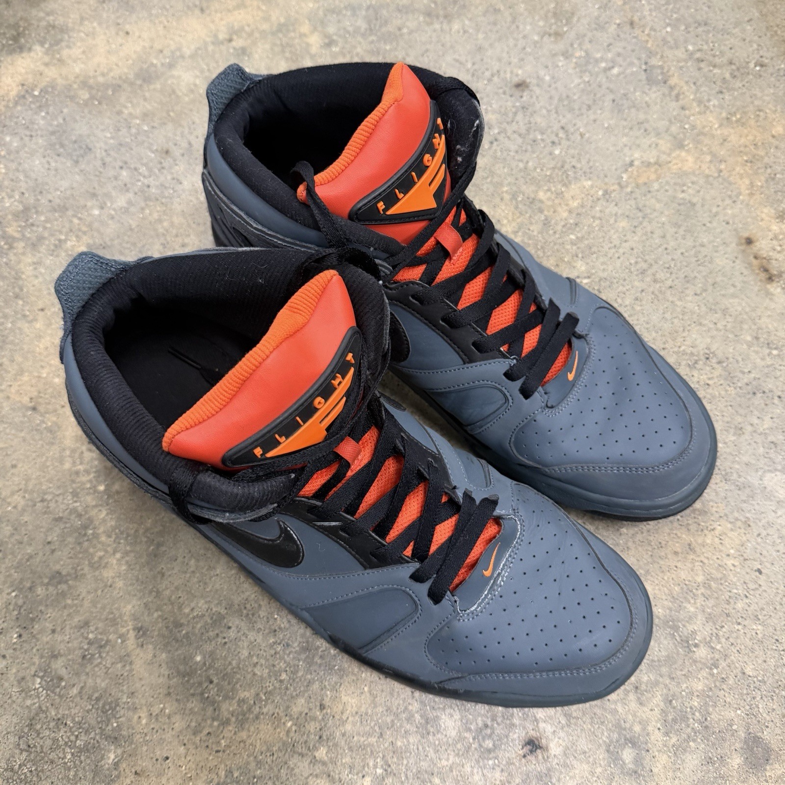 Nike Air Flight Falcon Mens Gray Athletic Shoes 397204-488 Size 13