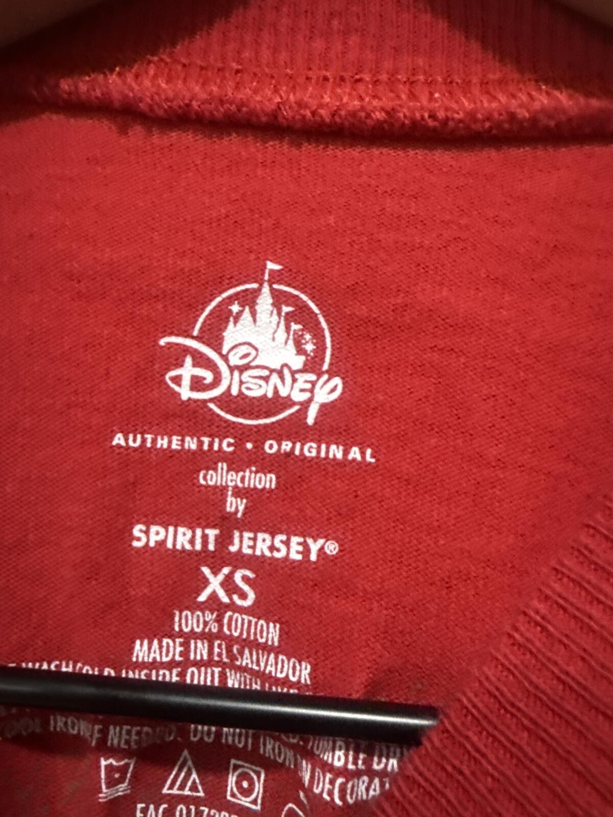 Disney Santa Mickey Mouse & Friends Holiday Spirit Jersey, XS