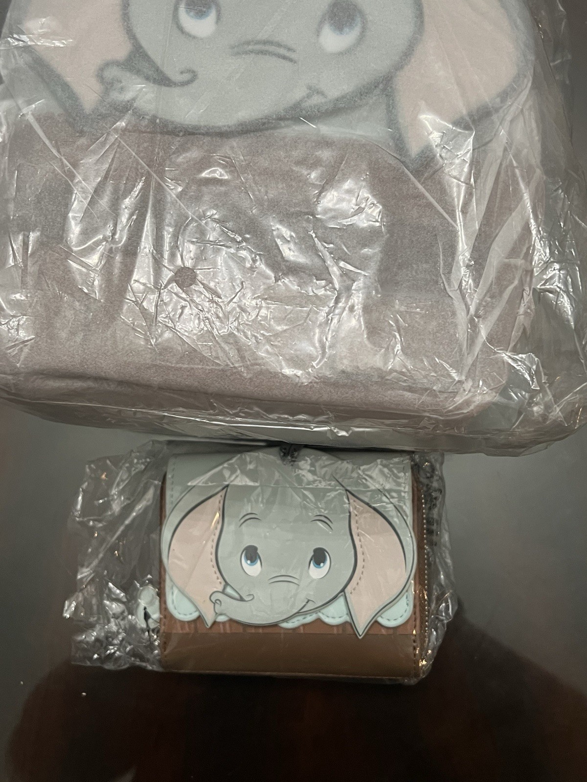 Loungefly Baby Dumbo Bath Cosplay Mini Backpack & Wallet NWT RARE HTF