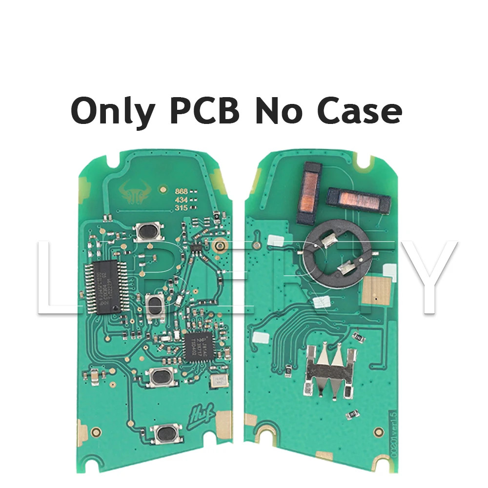 315Mhz/433Mhz/868MHz PCF7945P ID49 Chip Car Smart Key For BMW F 1 2 3 4 5 6 7