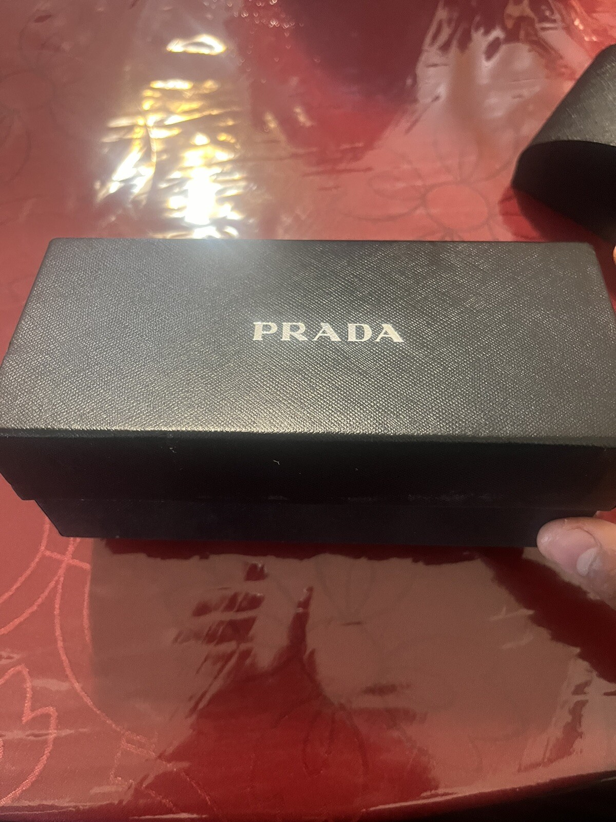 PRADA PR 27ZS Men’s Irregular Sunglasses – Black/Gray (PR 27ZS 16K08Z 54)