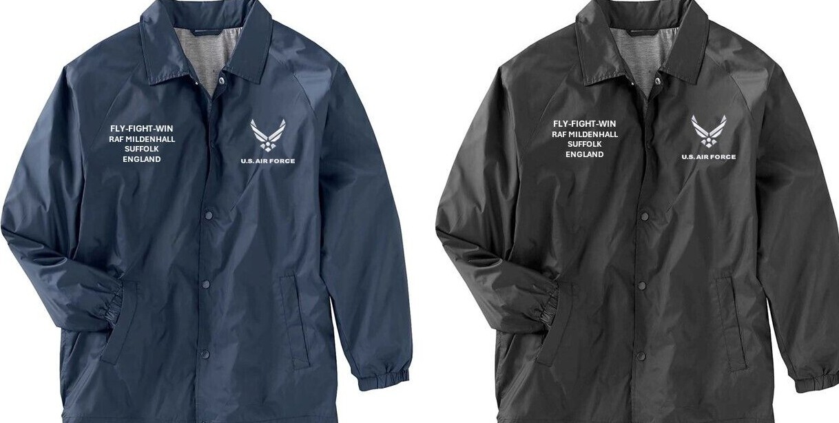 AL DHAFRA AIR BASE* UNITED ARAB EMIRATES*EMBROIDERED JACKET*OFFICIALLY LICENSED