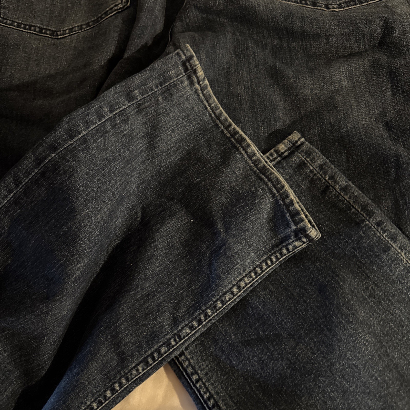 7 For All Mankind Modern Straight Jeans Mens 38 Denim Blue Landing 7TD8083L-1C5