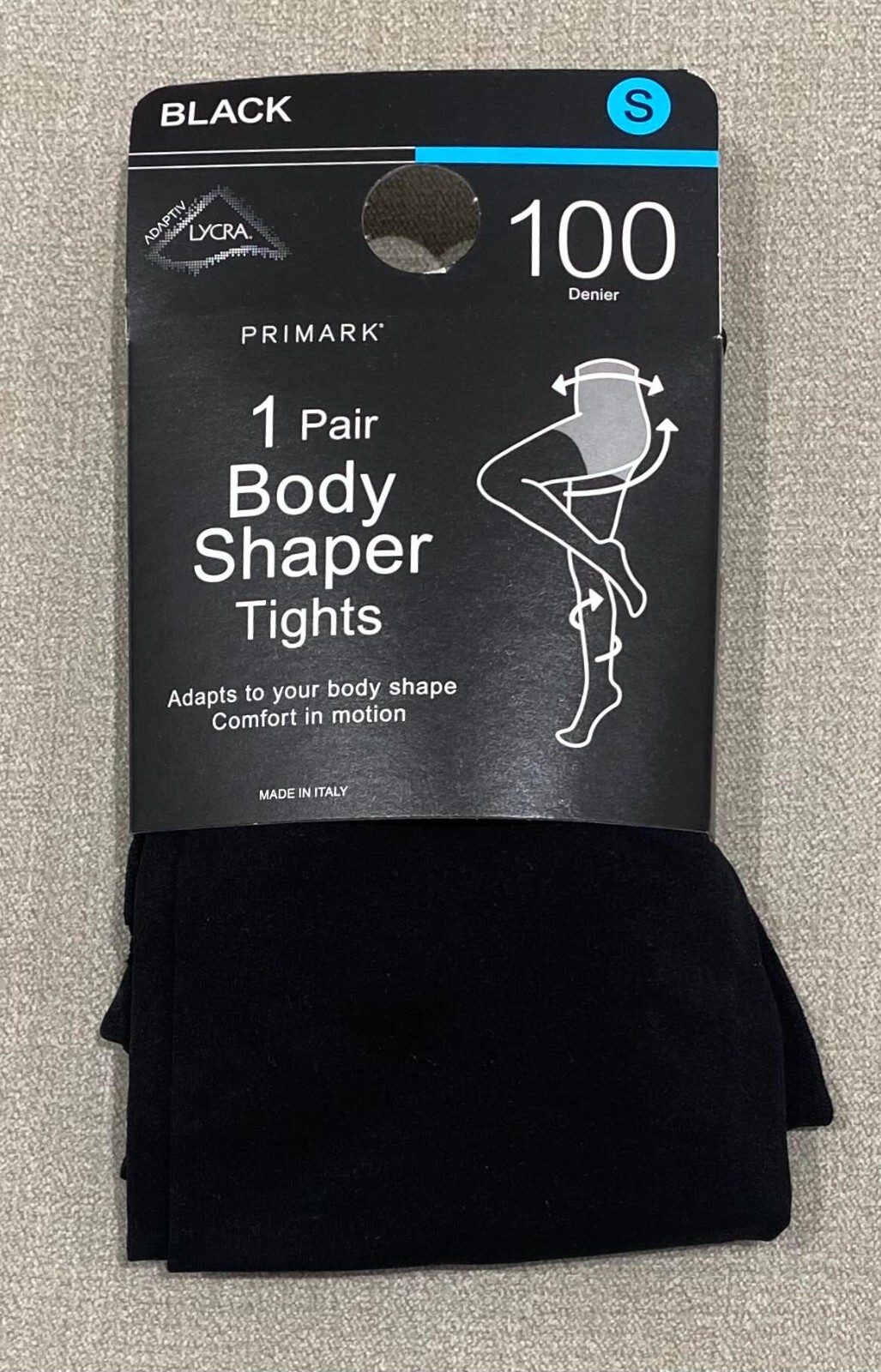 Black 1 Pair Body Shaper Tights Bum Tum Legs 100 80 40 Denier S/M/L/XL