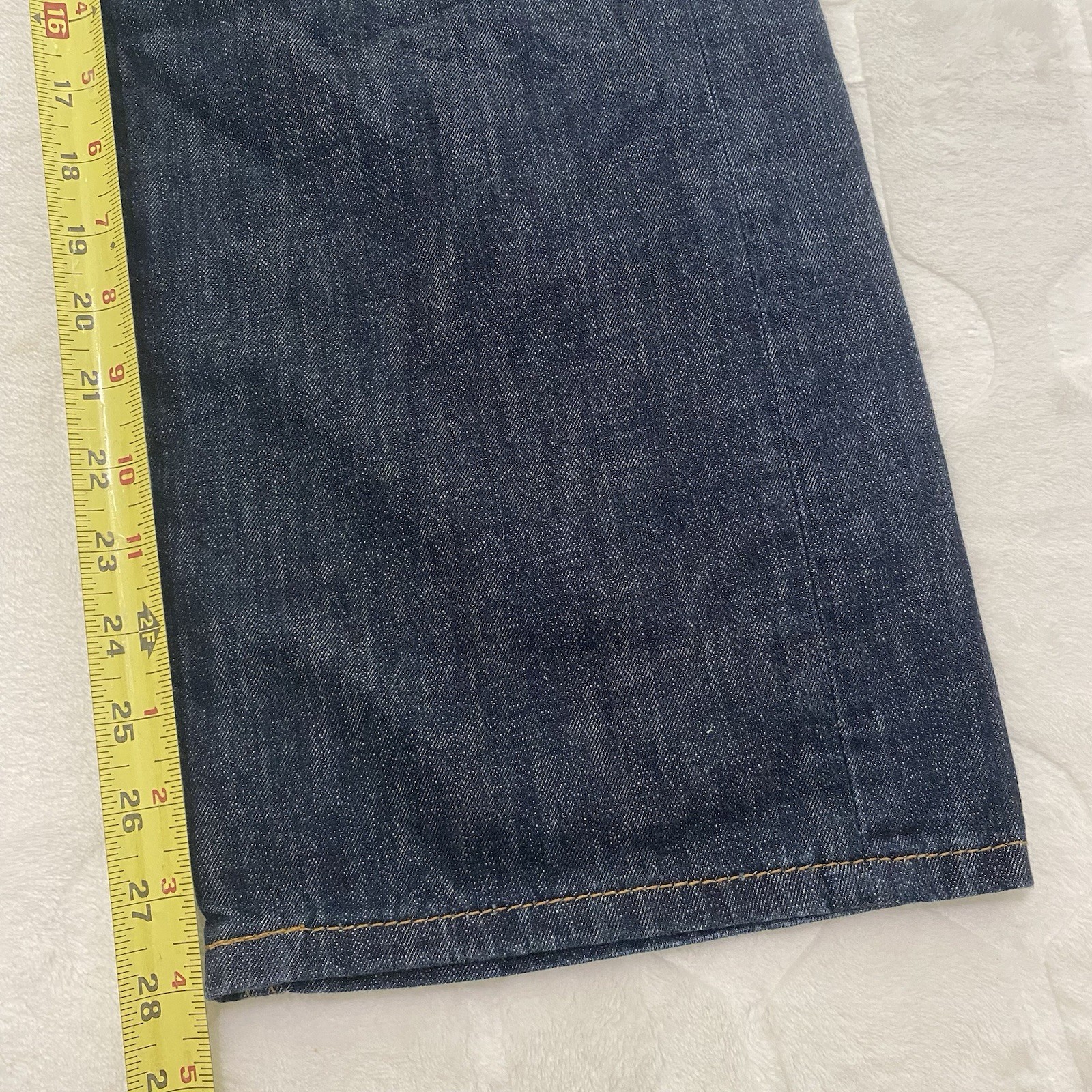 Levi’s 569 Loose Straight Jeans Men’s 34×28 Dark Wash Y2K Baggy Cotton Grunge