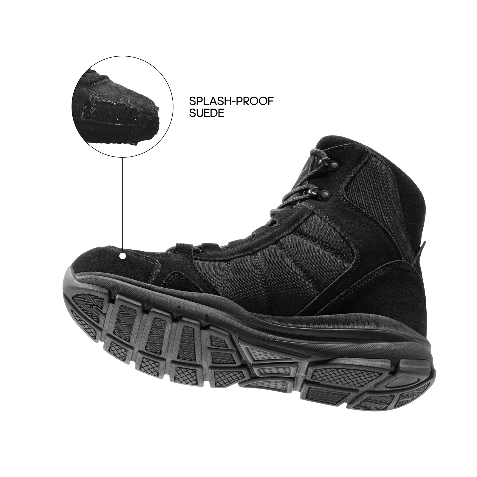 Men’s Lightweight Military Tactical Work Boots Outdoor Motorcycle Combat Boots
