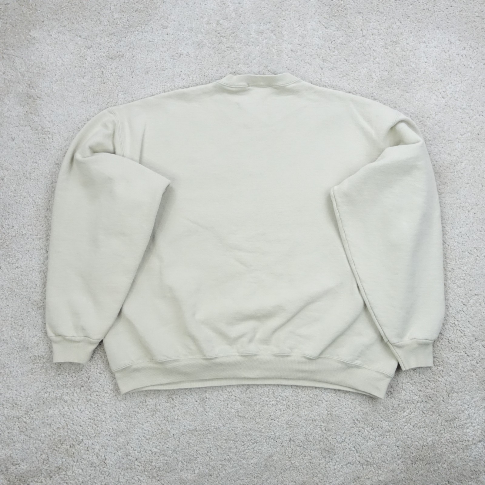 Fruit Of The Loom Sweatshirt Mens Extra Large Beige A Craft Windows USA 90s Logo