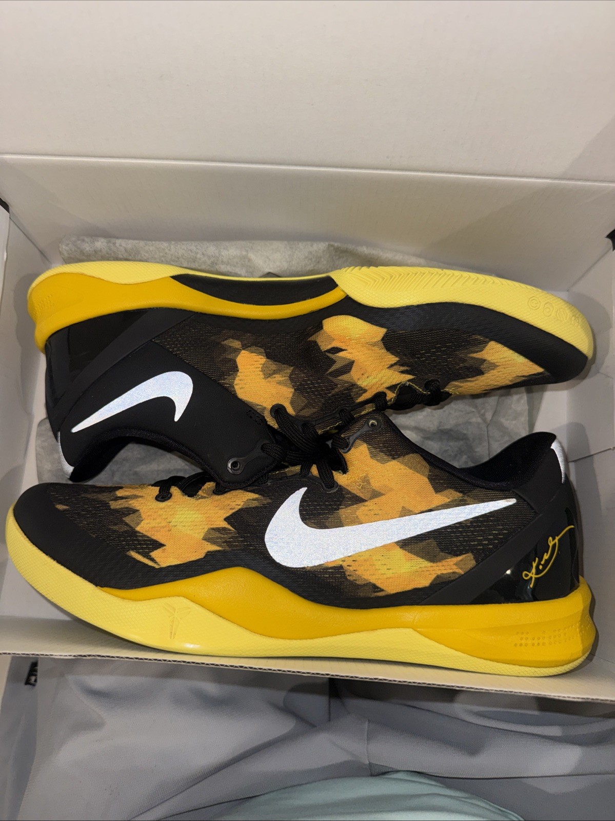 Kobe 8 Sulfur Electric Yellow Super 2012 Clean Size 11 OG All