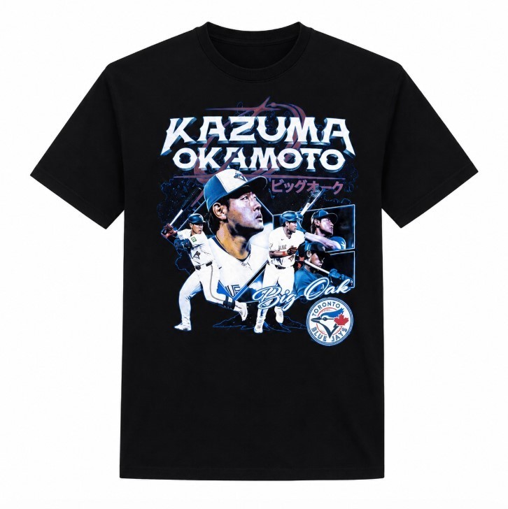 HOT NEW ITEM! 2026 Blue Jays Kazuma Okamoto Shirt ss66