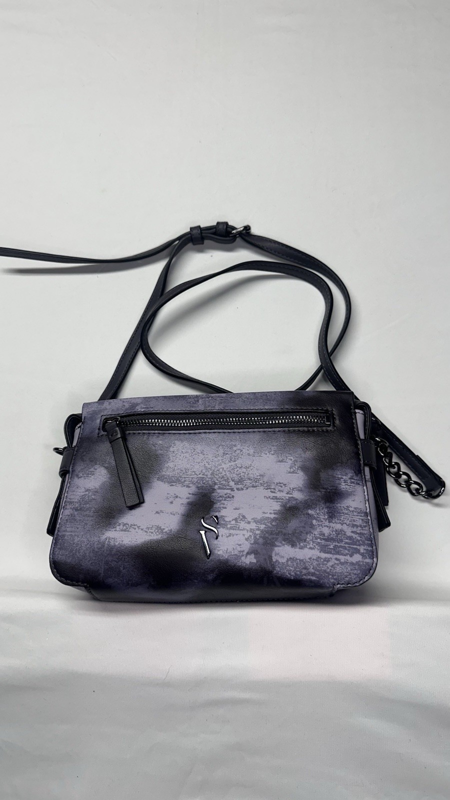Simply Vera Wang Sintra Crossbody Bag Handbag Purse – Gray Ombre – New