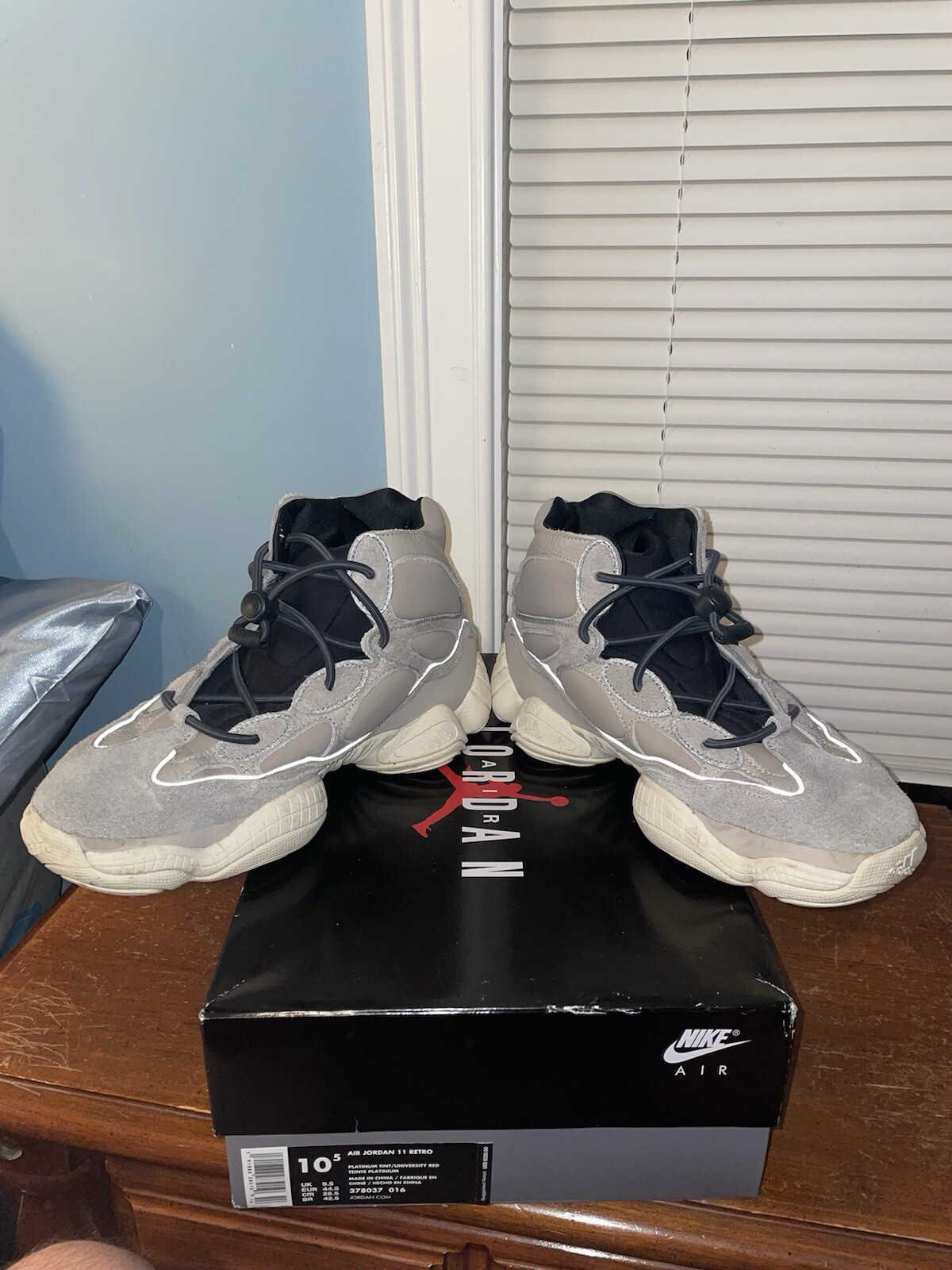 Used Adidas Yeezy 500 High Mist Stone Size 10.5
