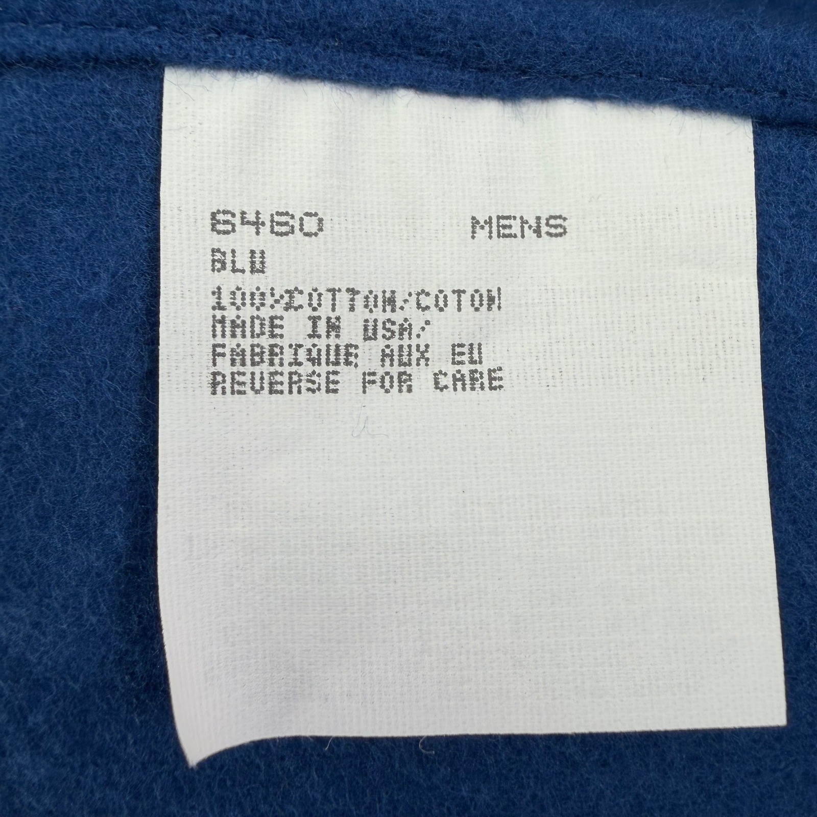 Woolrich Shirt Mens Large Blue Expedition Chamois Cotton Button Up USA Made NEW