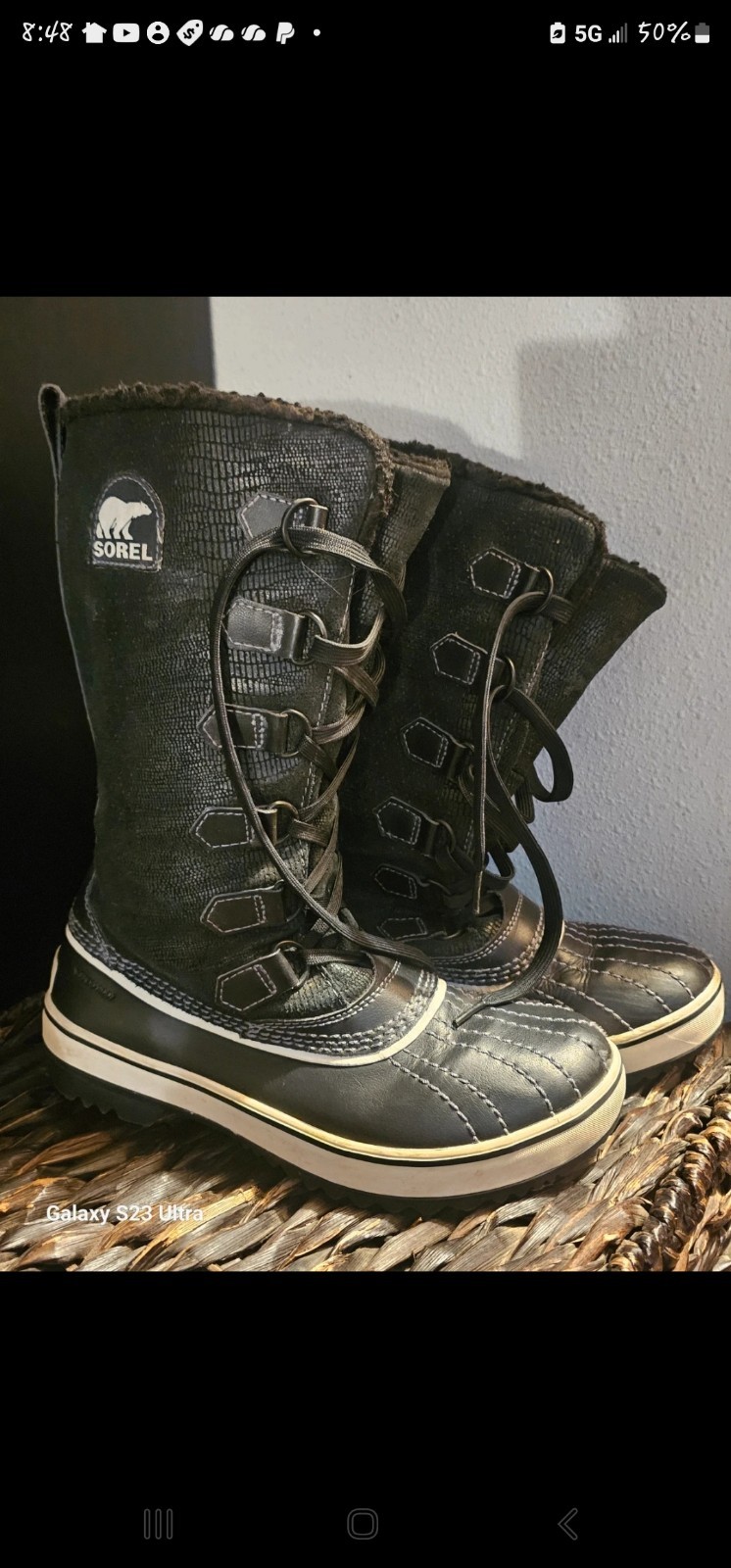 Sorel Tivoli High Waterproof Boots. 6.5. (New Boots) In Great Condition No Box