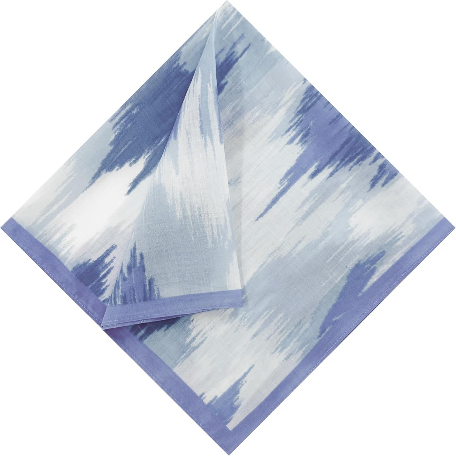 Single Pack Bandanas 60S Premium Cotton Soft Thin Handfeel Large Handkerchief fo