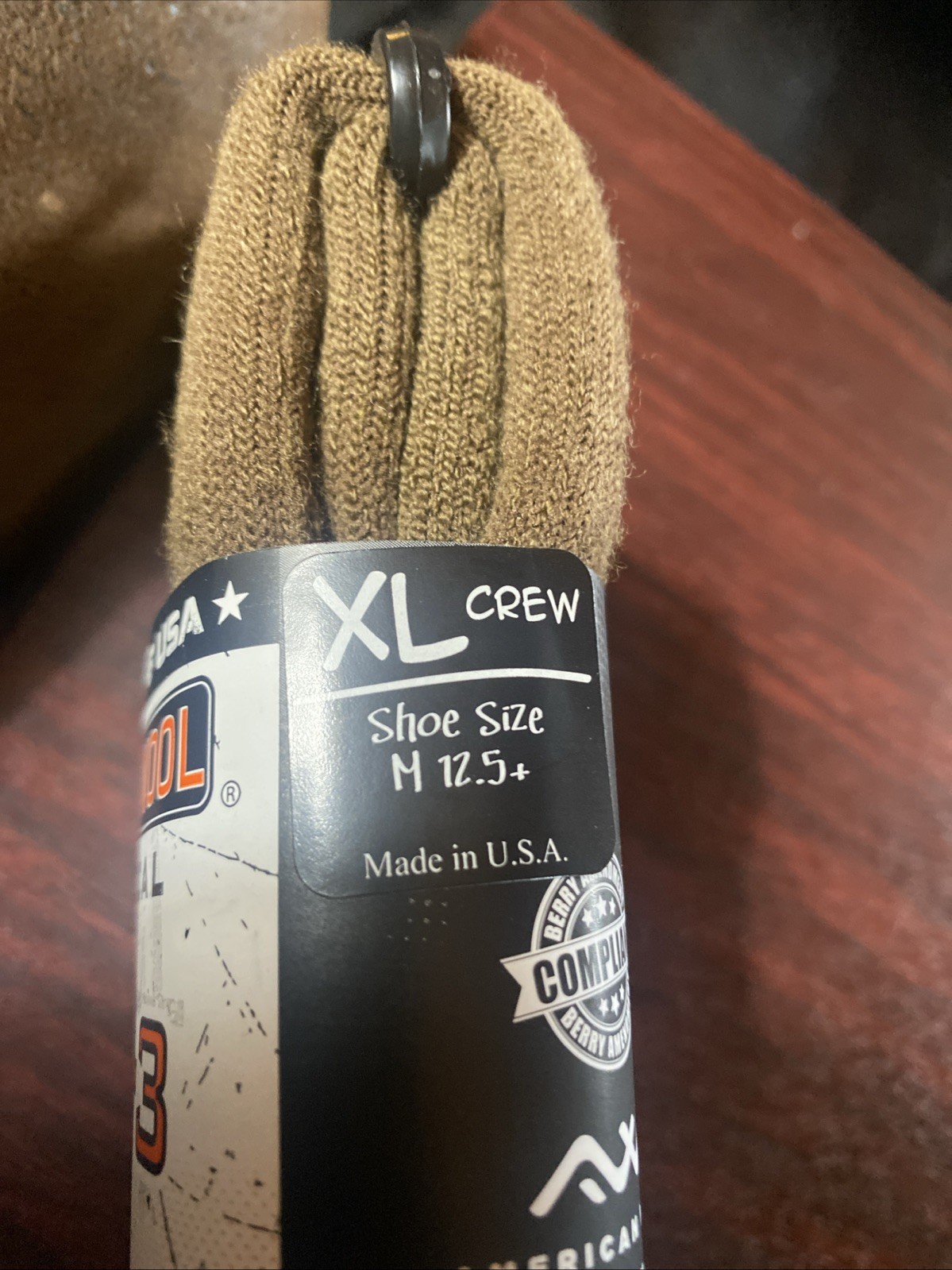Omniwool Tactical Socks Mens Medium Boot Medium Weight Utility MU-3 XL 12.5