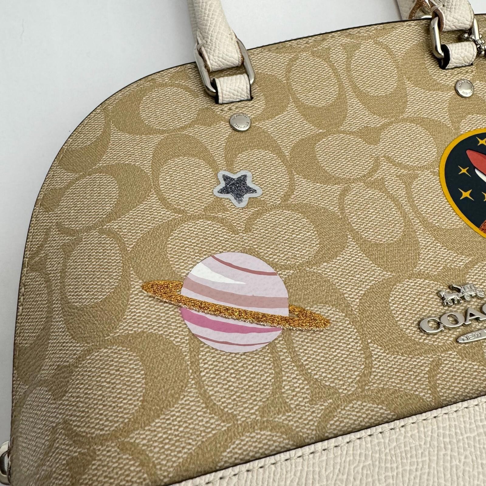 Coach Sierra Satchel Space Patch F29618 Hand Bag w/ Shoulder Strap $350 MSRP