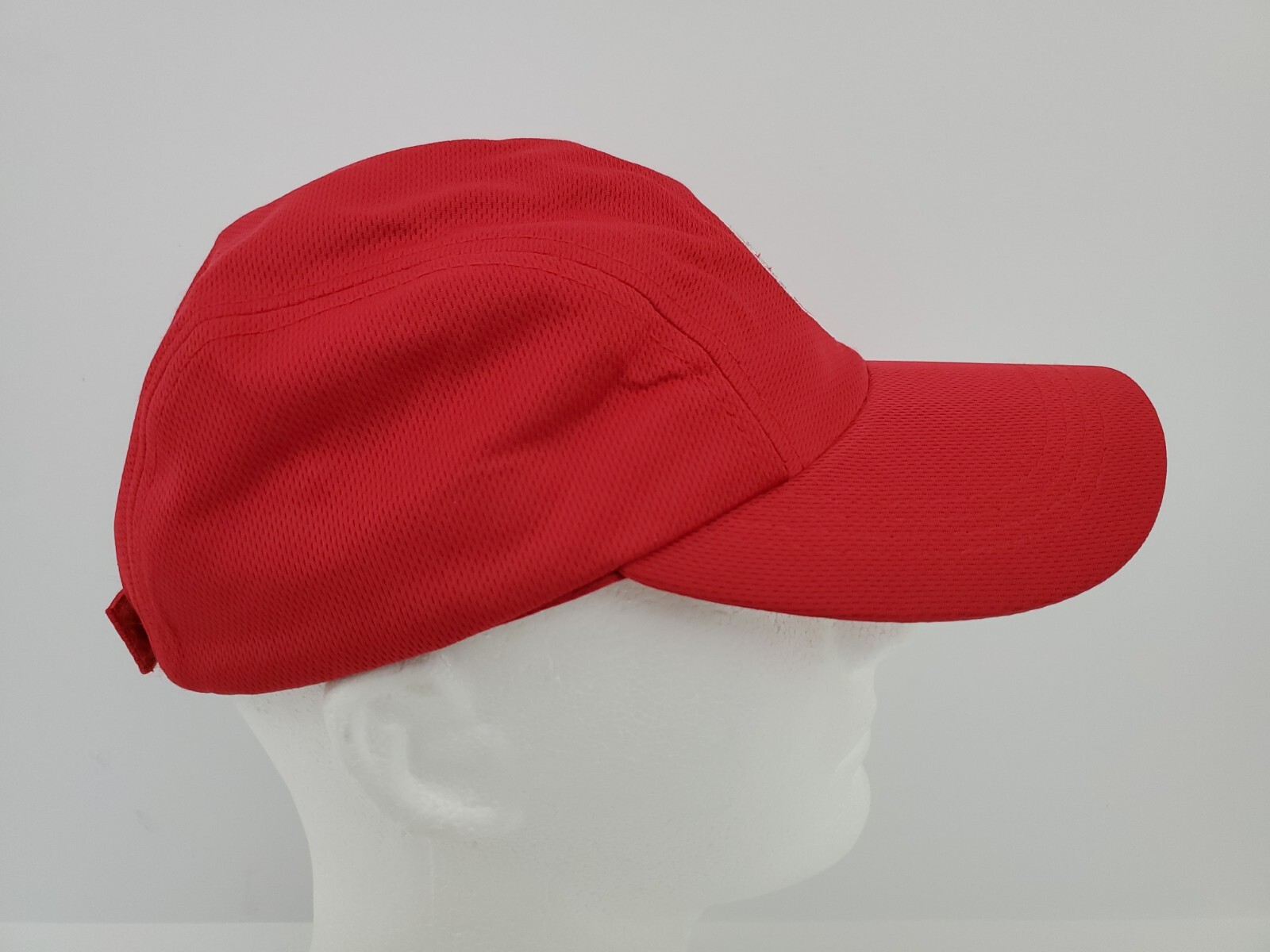 Freedom Trail Run Boston Strapback Hat Adult Red Massachusetts Embroidered Cap