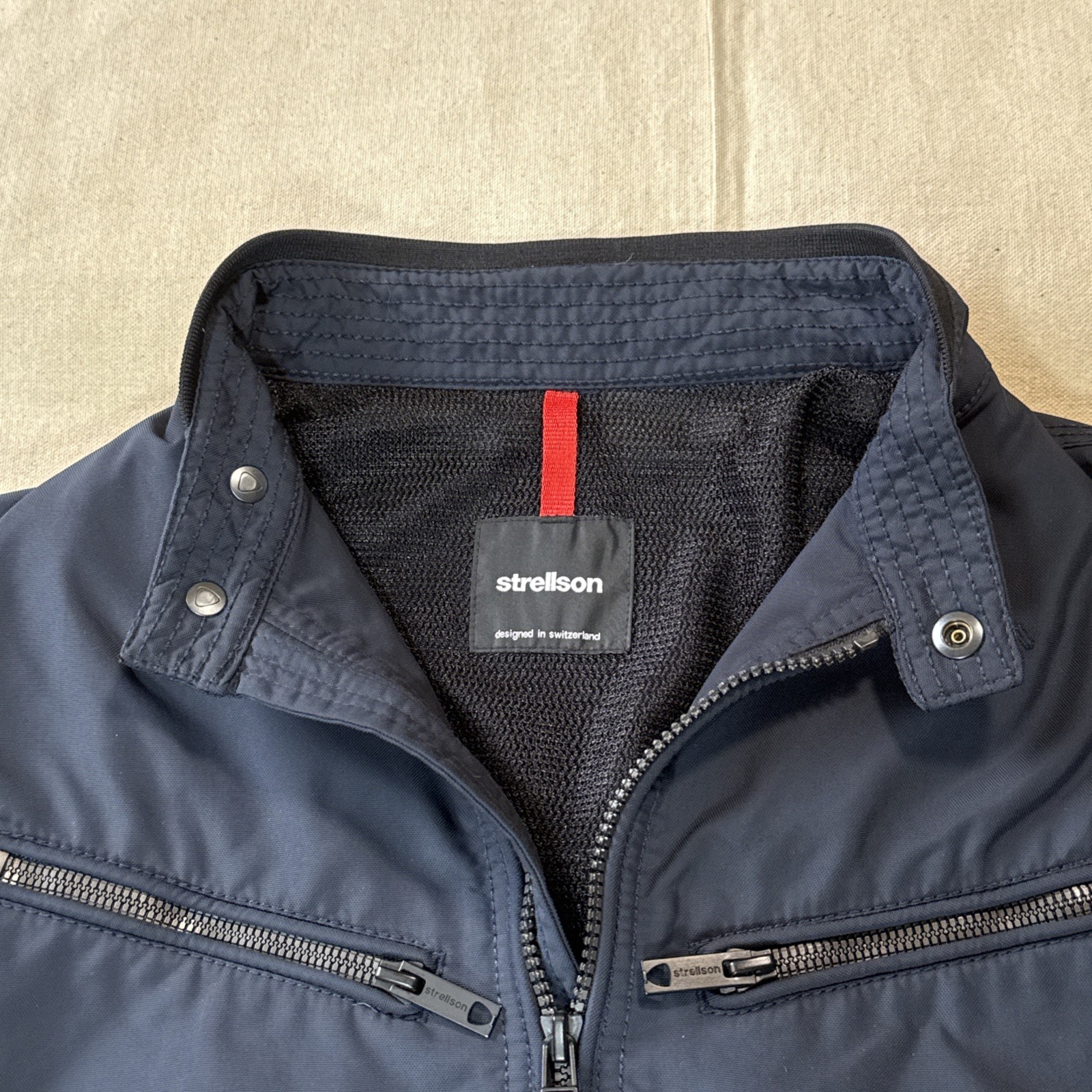 Strellson Men’s Jacket Size Small Swiss Navy Blue