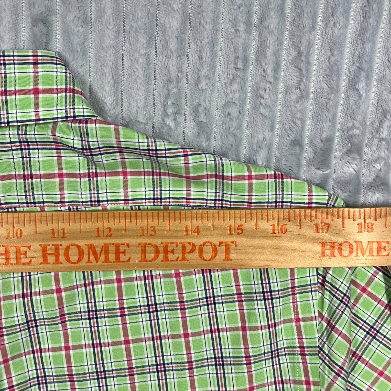Ralph Lauren Custom Fit Shirt Men’s S Colorful Plaid Preppy Career Office Casual