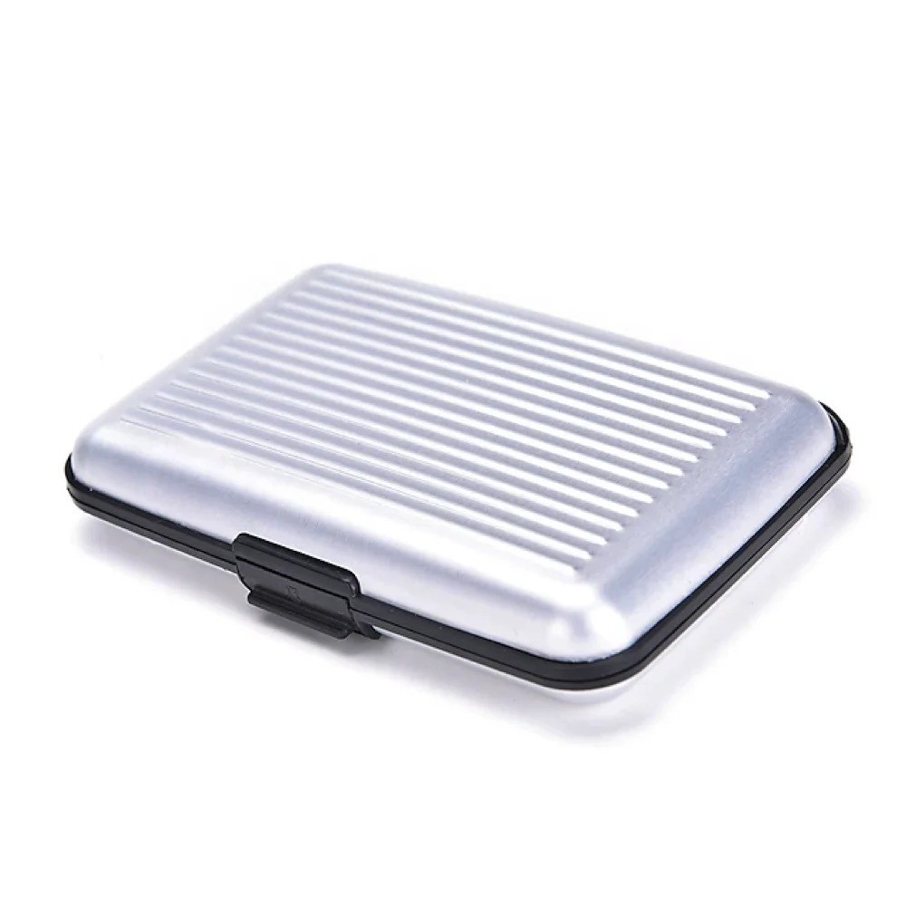 Pocket Waterproof Business ID Credit Card Wallet Holder Aluminum Metal RFID Case