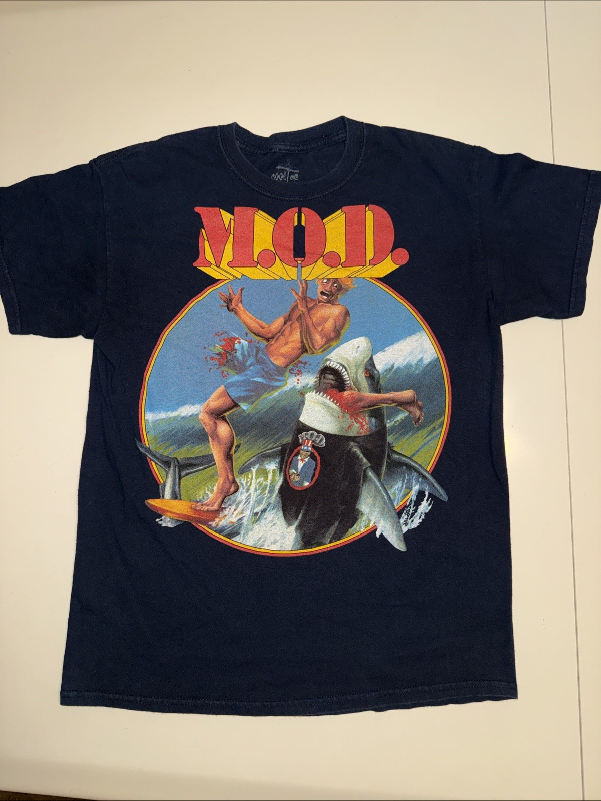 Official Vintage M.O.D. Method of Destruction Surf Tee Shirt M Medium