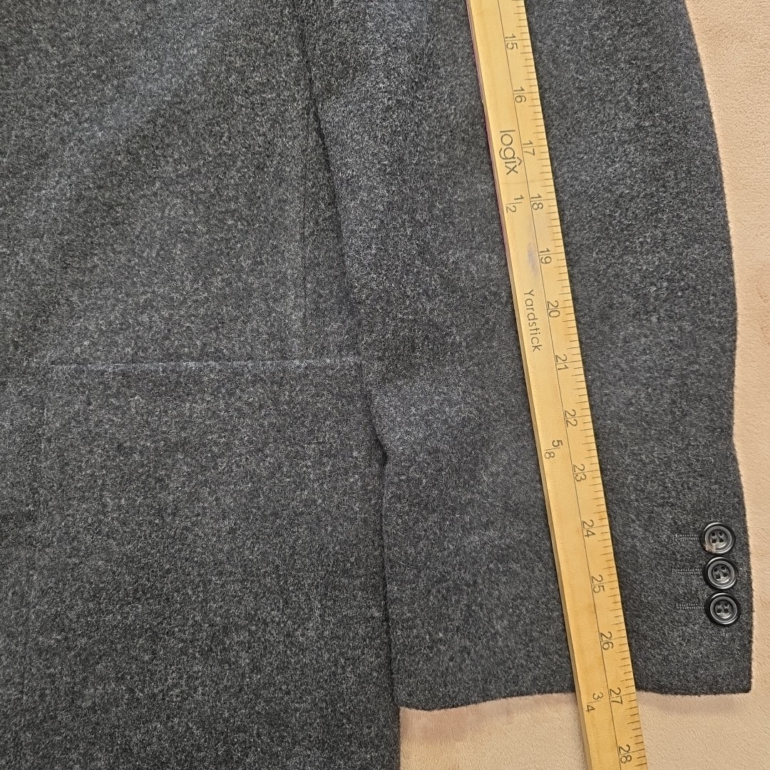 Ermendgildo Zegna Blazer 90% Wool 10 % Cashmere Size 58 Color Gray Elegant