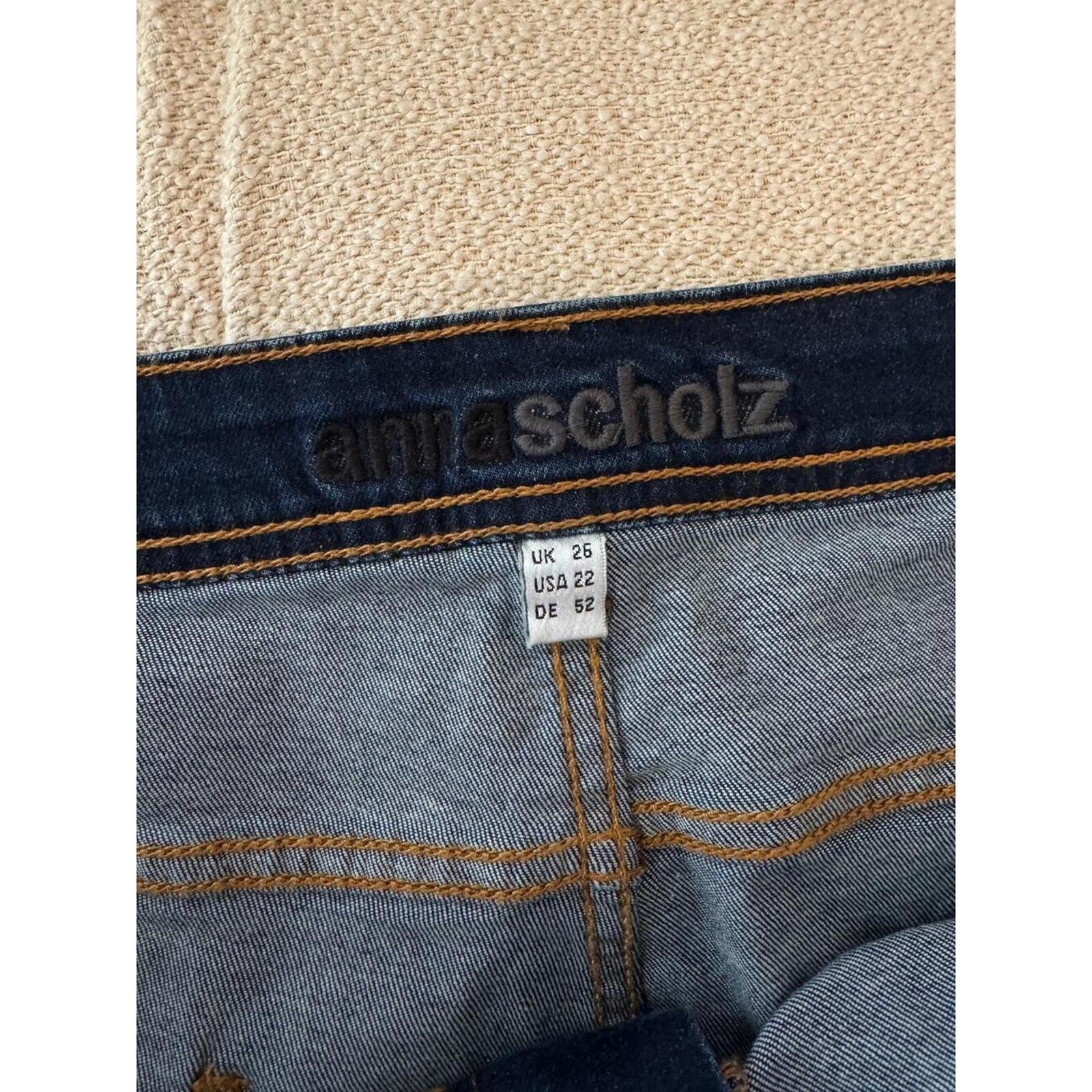 Anna Scholz Star Pocket Jeans Size 22 (NWT)