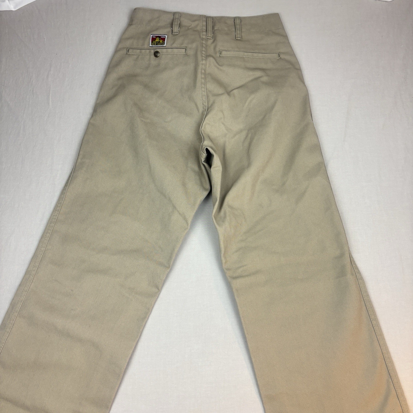 Vintage 90’s Ben Davis Khaki Frisco Pants Gorilla Work Twill Wide Leg Size 32×32