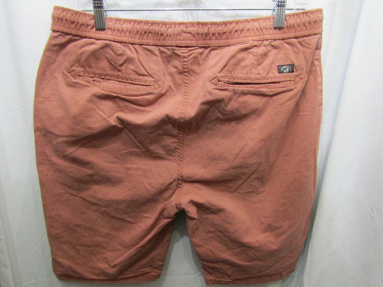 MENS FREE PLANET 98% ORGANIC COTTON STRETCH DRAWSTRING BRICK SHORTS SIZE L